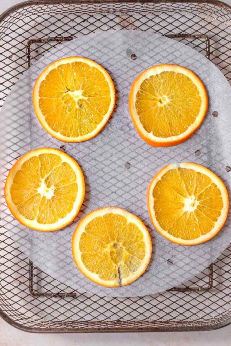 How to Dehydrate Orange Slices in the Oven or Air Fryer