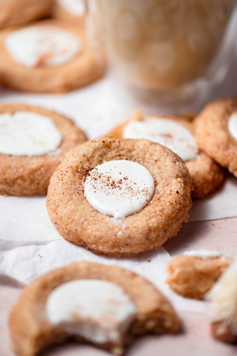 Vegan Eggnog Thumbprint Sugar Cookies thank you berry much