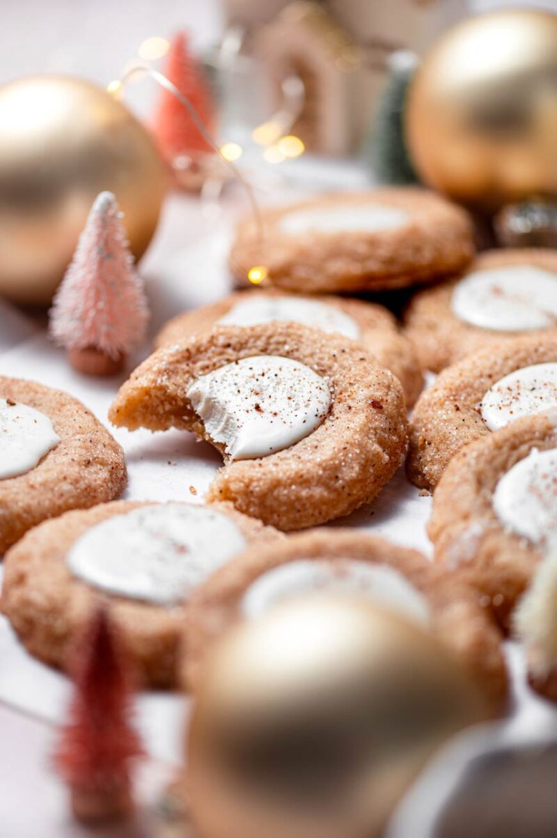 Vegan Eggnog Thumbprint Sugar Cookies thank you berry much