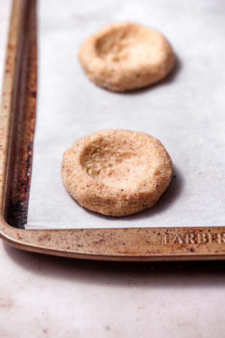 Vegan Eggnog Thumbprint Sugar Cookies thank you berry much