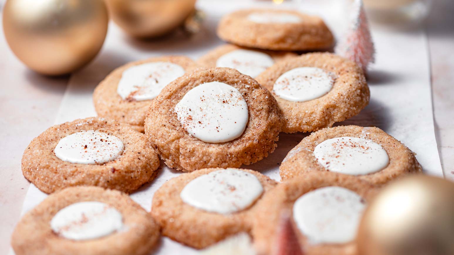 Vegan Eggnog Thumbprint Sugar Cookies thank you berry much