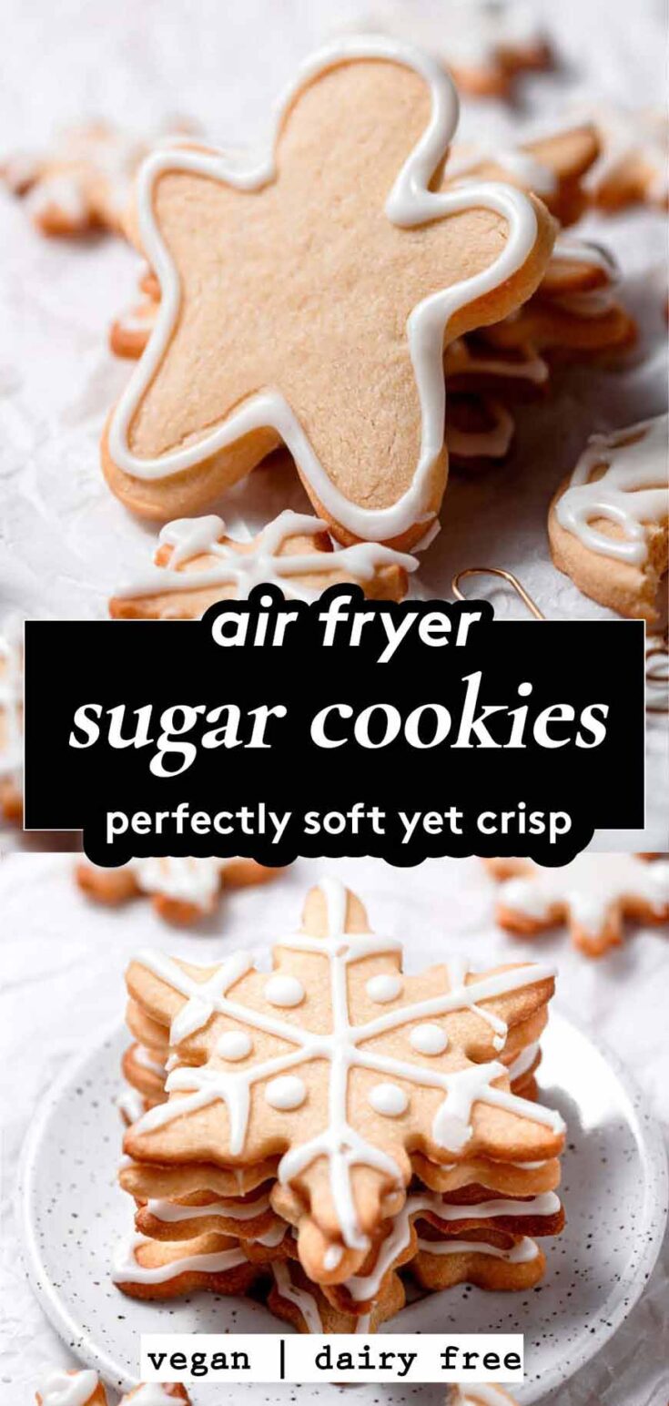Air Fryer Sugar Cookies with Simple Icing Thank You Berry Much