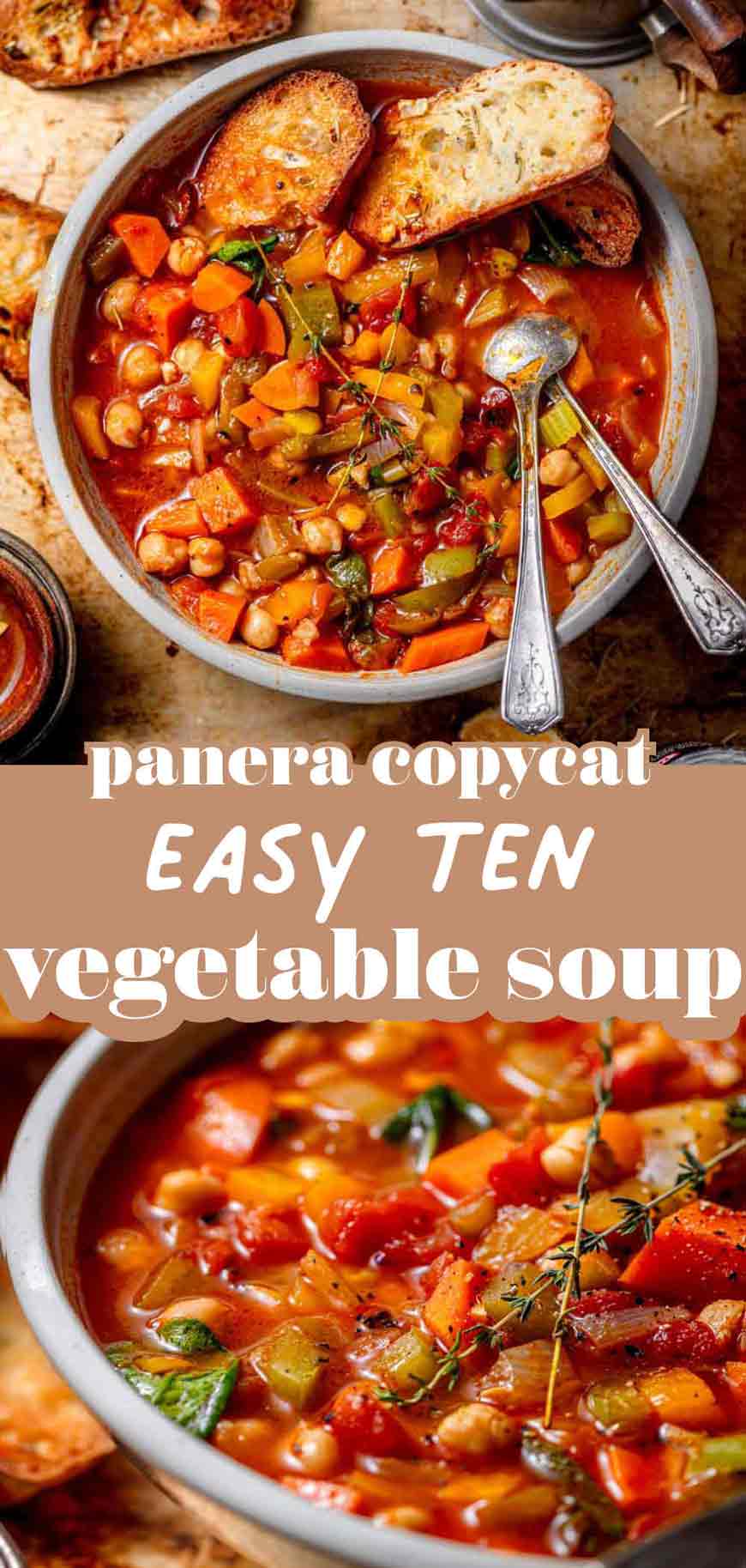 Panera Copycat Hearty 10 Vegetable Soup Thank You Berry Much