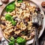 zucchini mushroom pasta recipe.