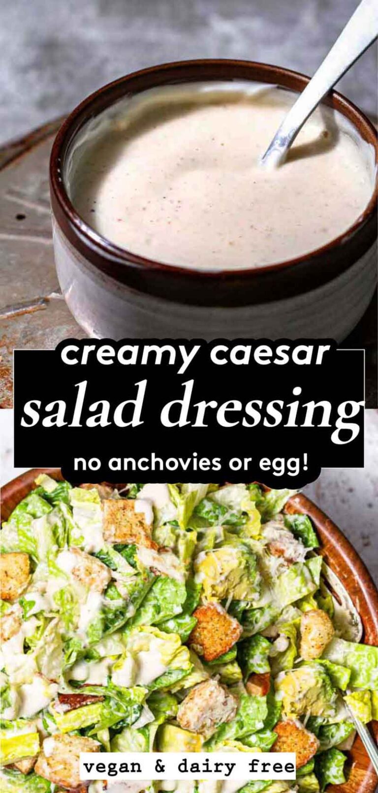 Easy Caesar Salad Dressing without Anchovies or Egg