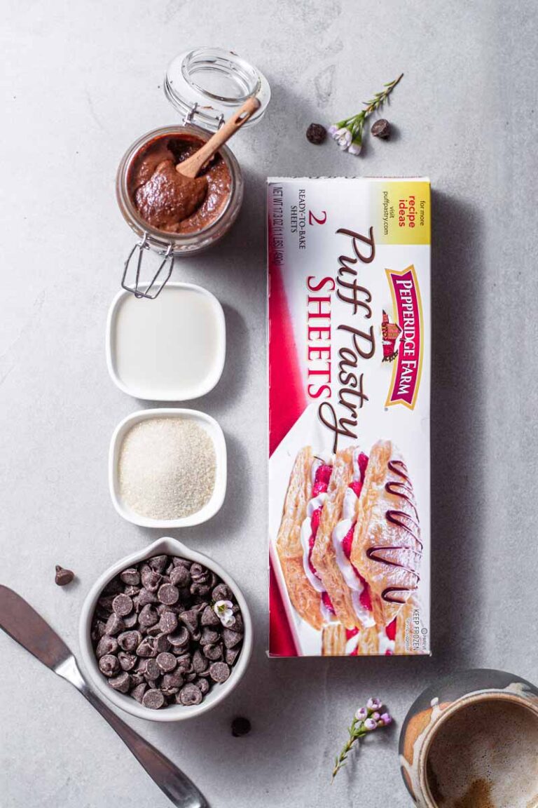 Simple Chocolate Puff Pastry Twists