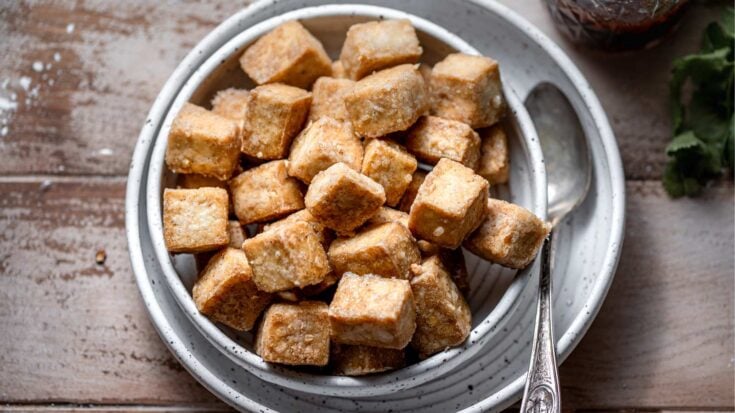 crispy baked tofu