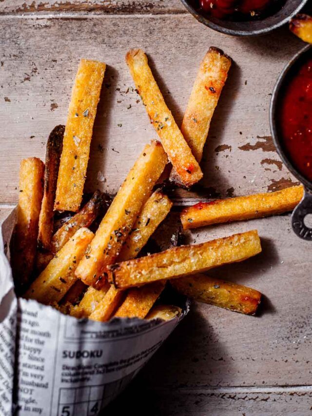 Crispy Air Fryer Polenta