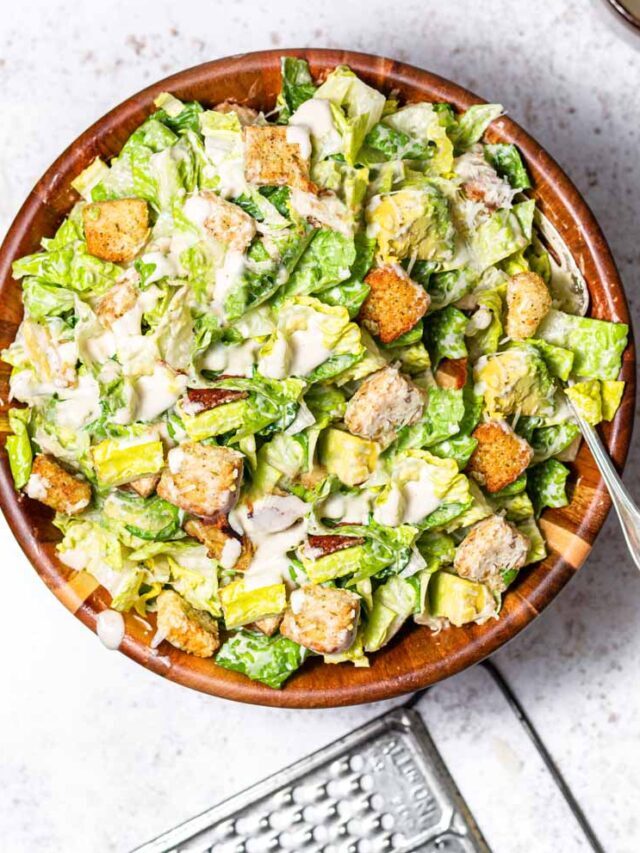 Caesar Salad Dressing without Anchovies!