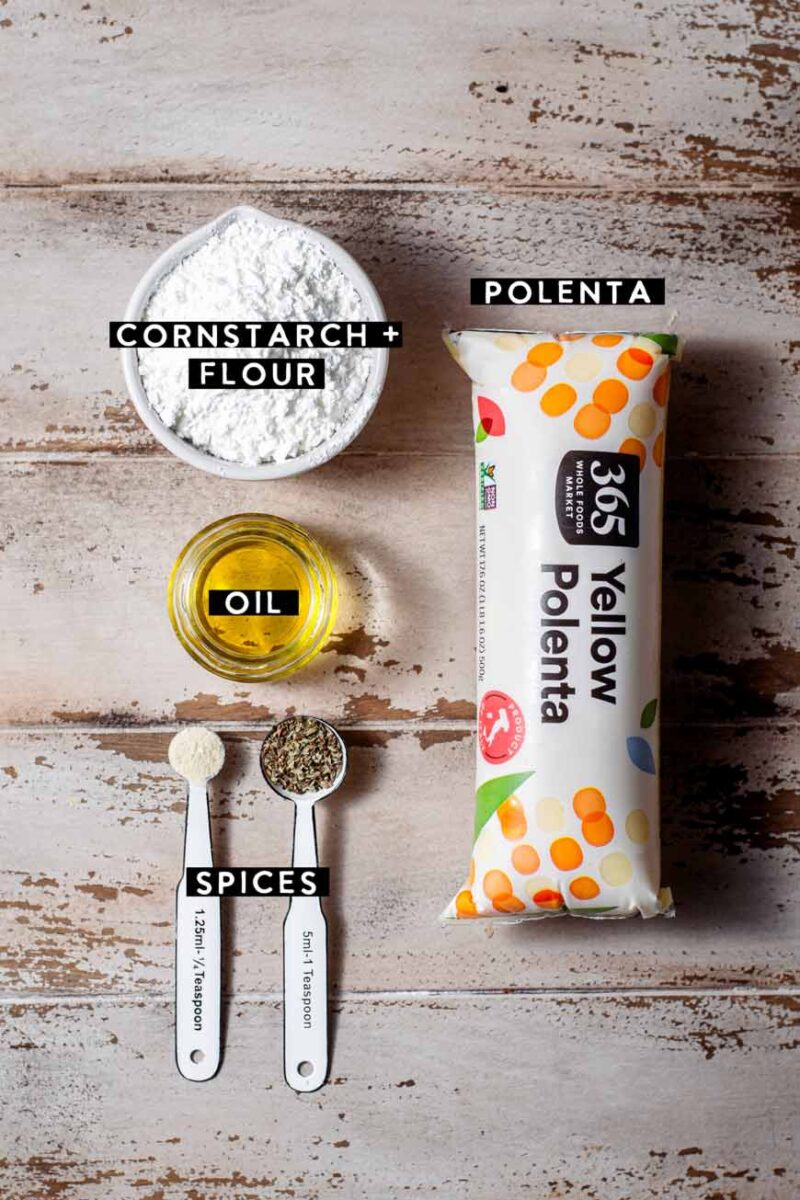 Crispy Fried Polenta Oven or Air Fryer Polenta Frita