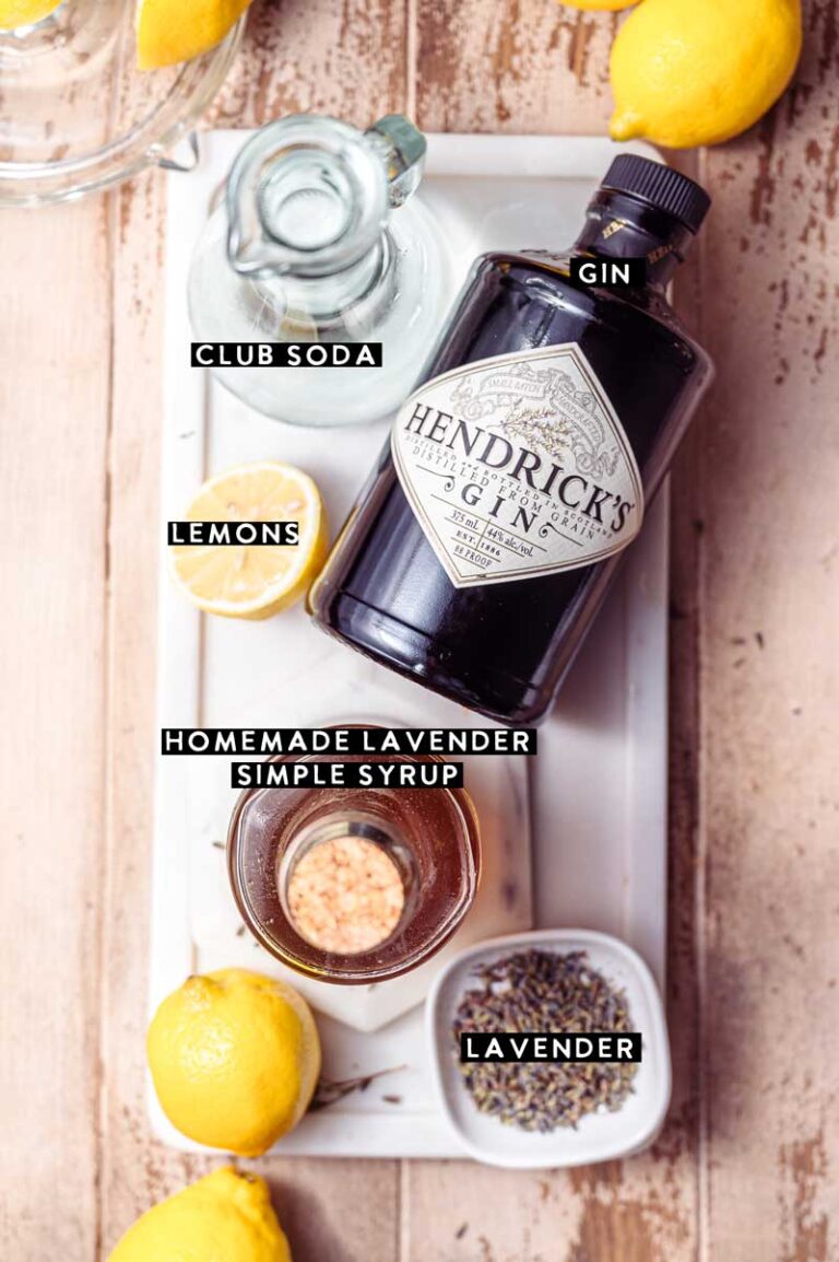 Lavender Gin Cocktail (Tom Collins)
