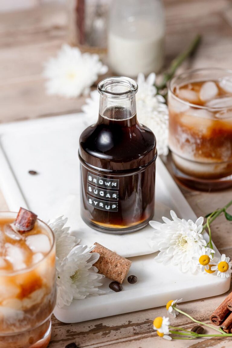 Brown Sugar Simple Syrup for Coffee {Starbucks Inspired}
