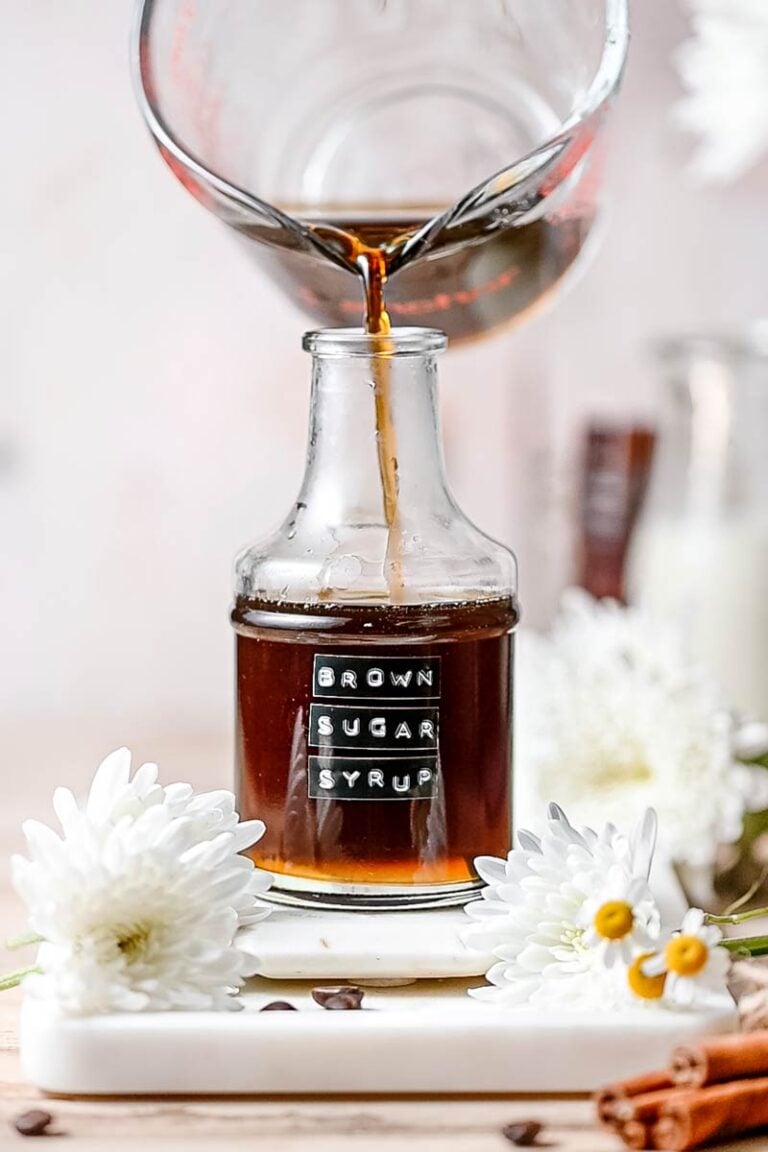 Brown Sugar Simple Syrup for Coffee {Starbucks Inspired}