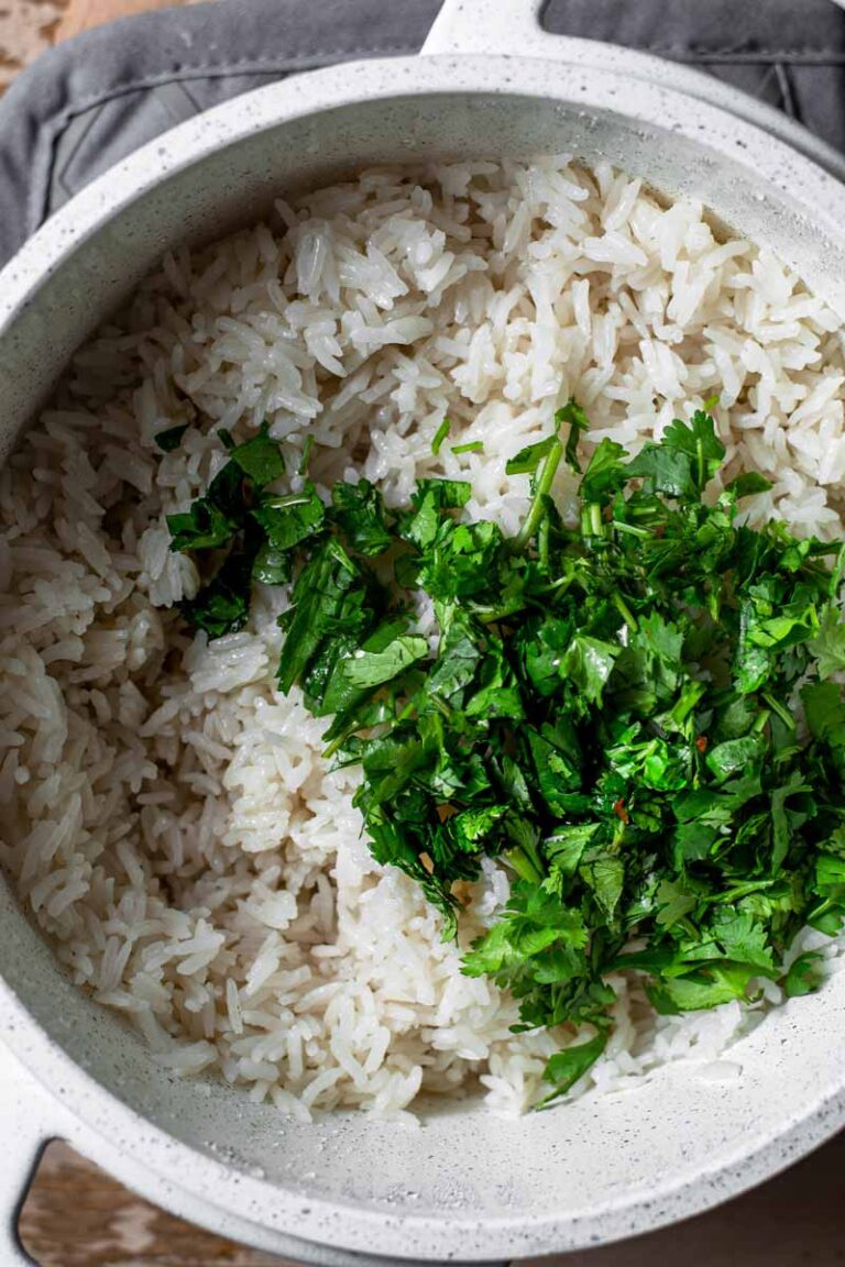 Easy Cilantro Coconut Lime Rice