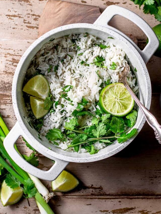 Easy Coconut Lime Rice