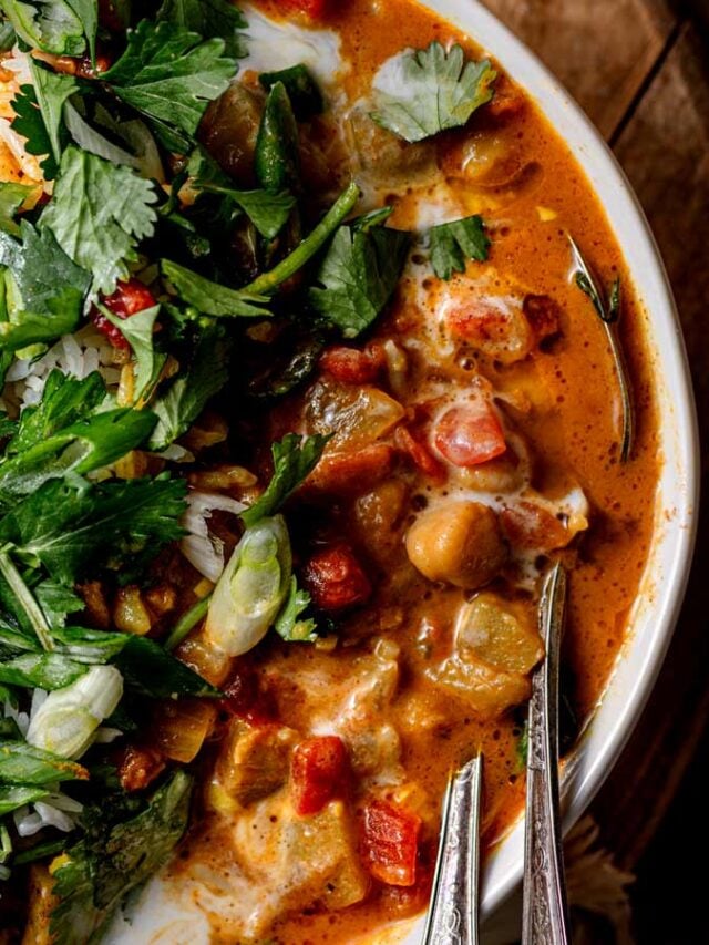 Easy Coconut Milk Chickpea Curry Story