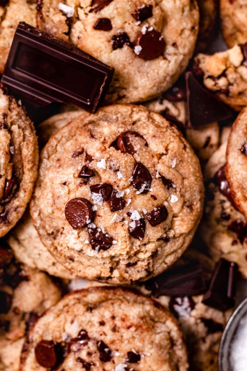 Eggless Chocolate Chip Cookies (No Egg Replacer!)