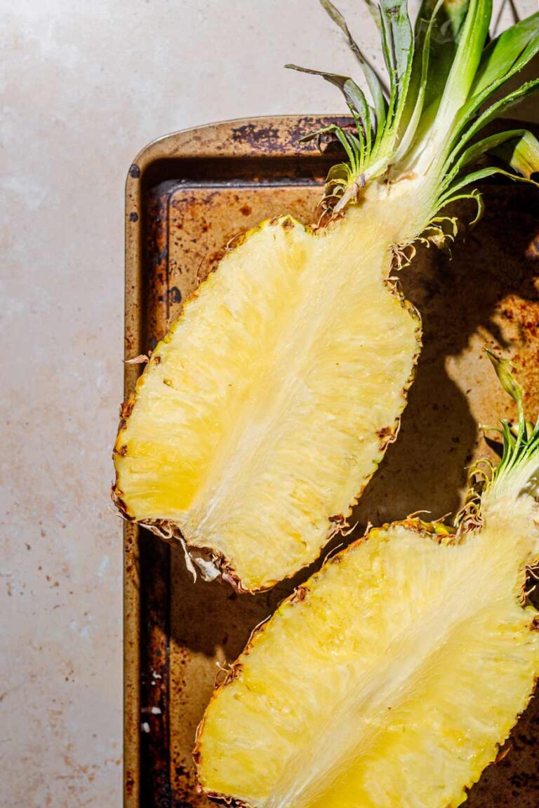 Teriyaki Fried Rice Pineapple Bowls