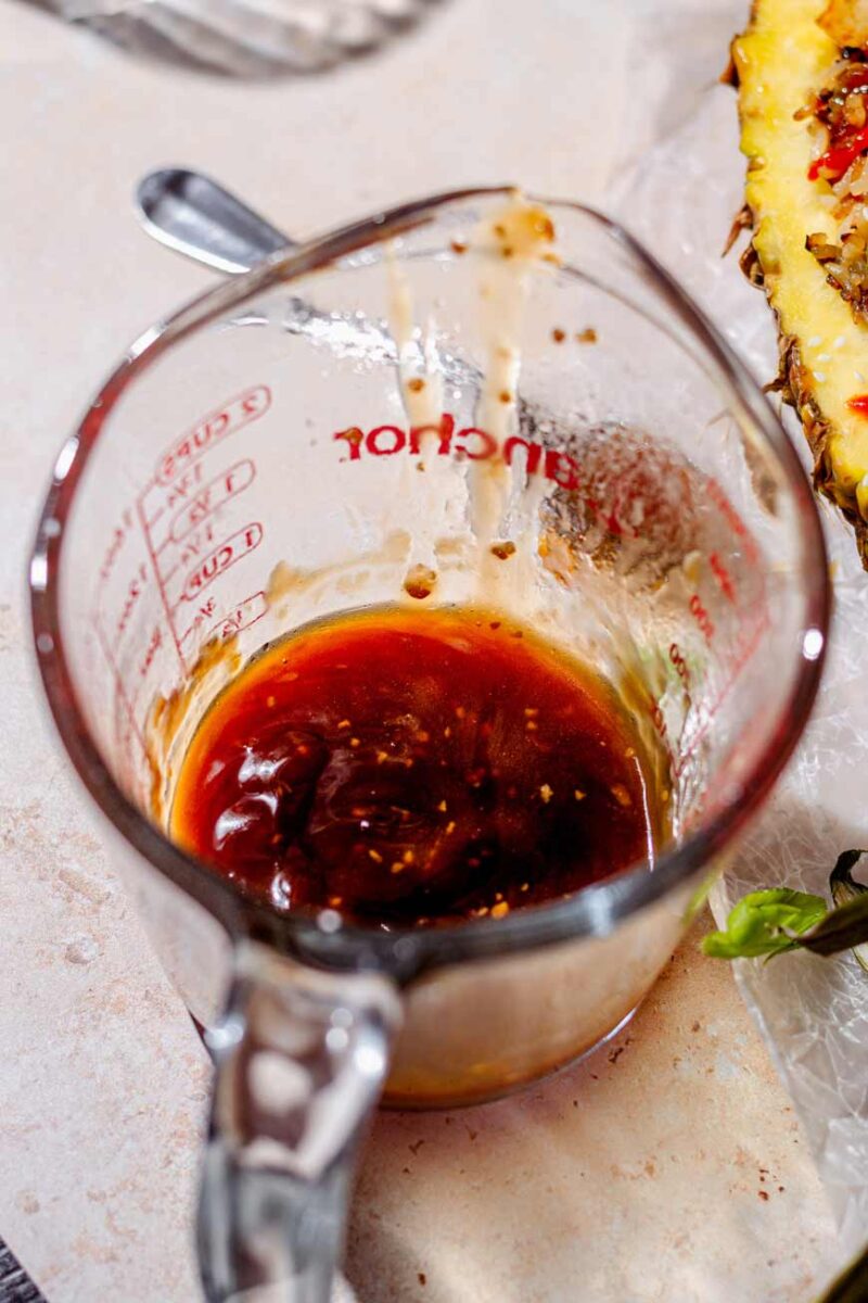 Teriyaki Fried Rice Pineapple Bowls