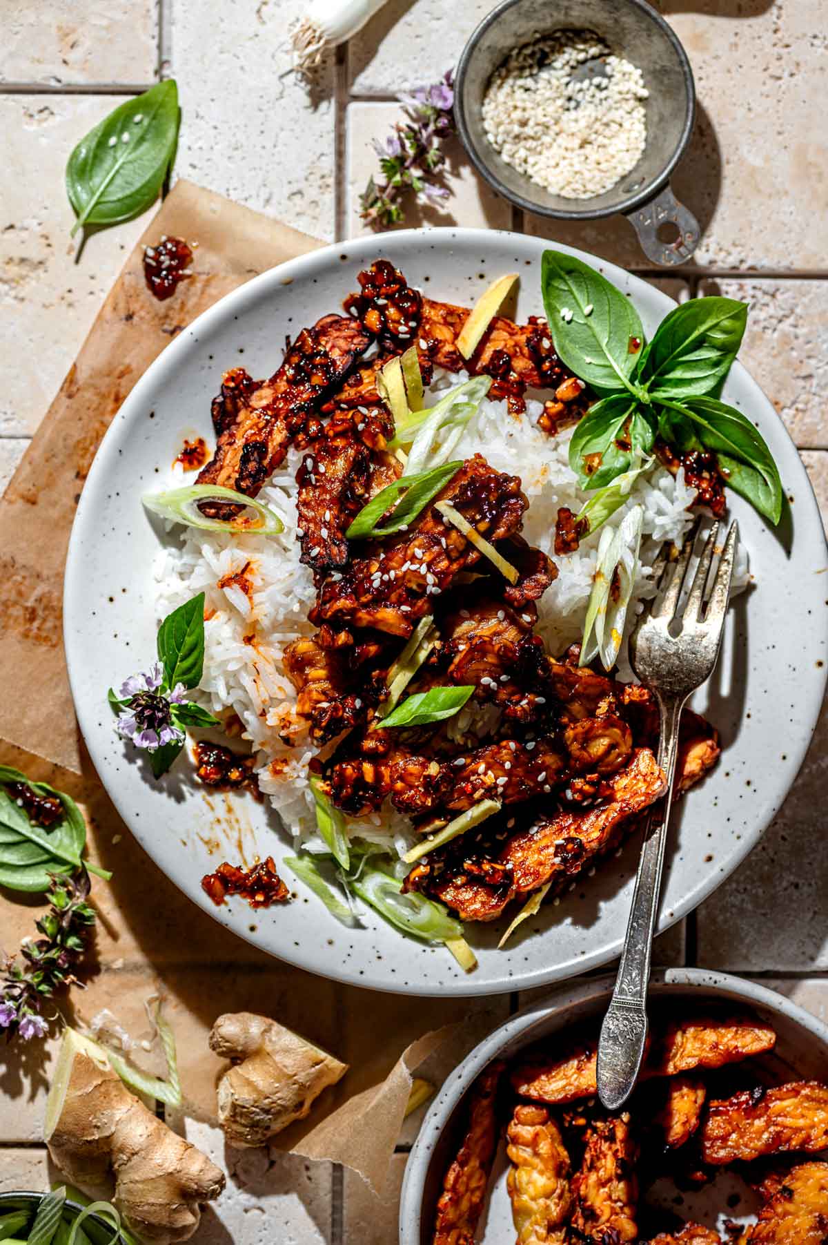 Easy Crispy Pan Fried Tempeh + Air Fryer Instructions