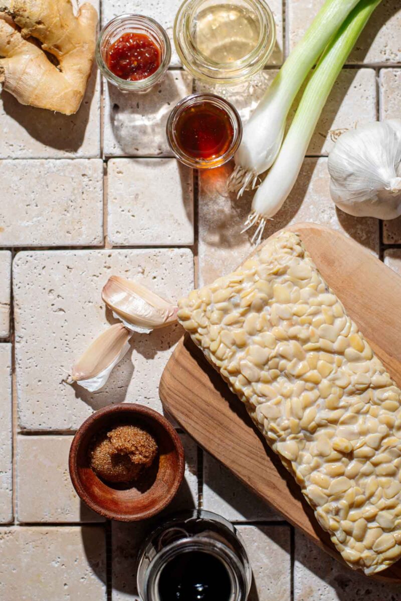 Easy Crispy Pan Fried Tempeh + Air Fryer Instructions