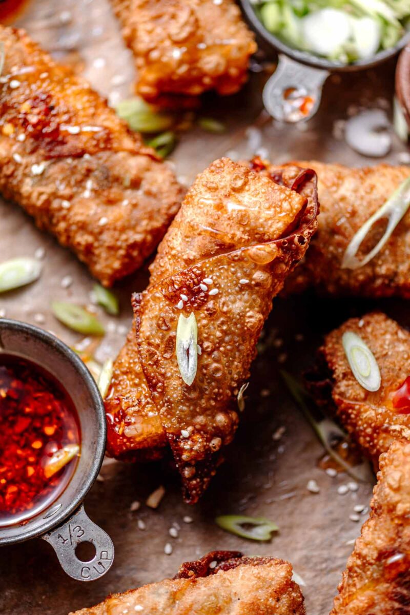 Vegan Egg Rolls with Tofu (Fried, Air Fried, Baked!)