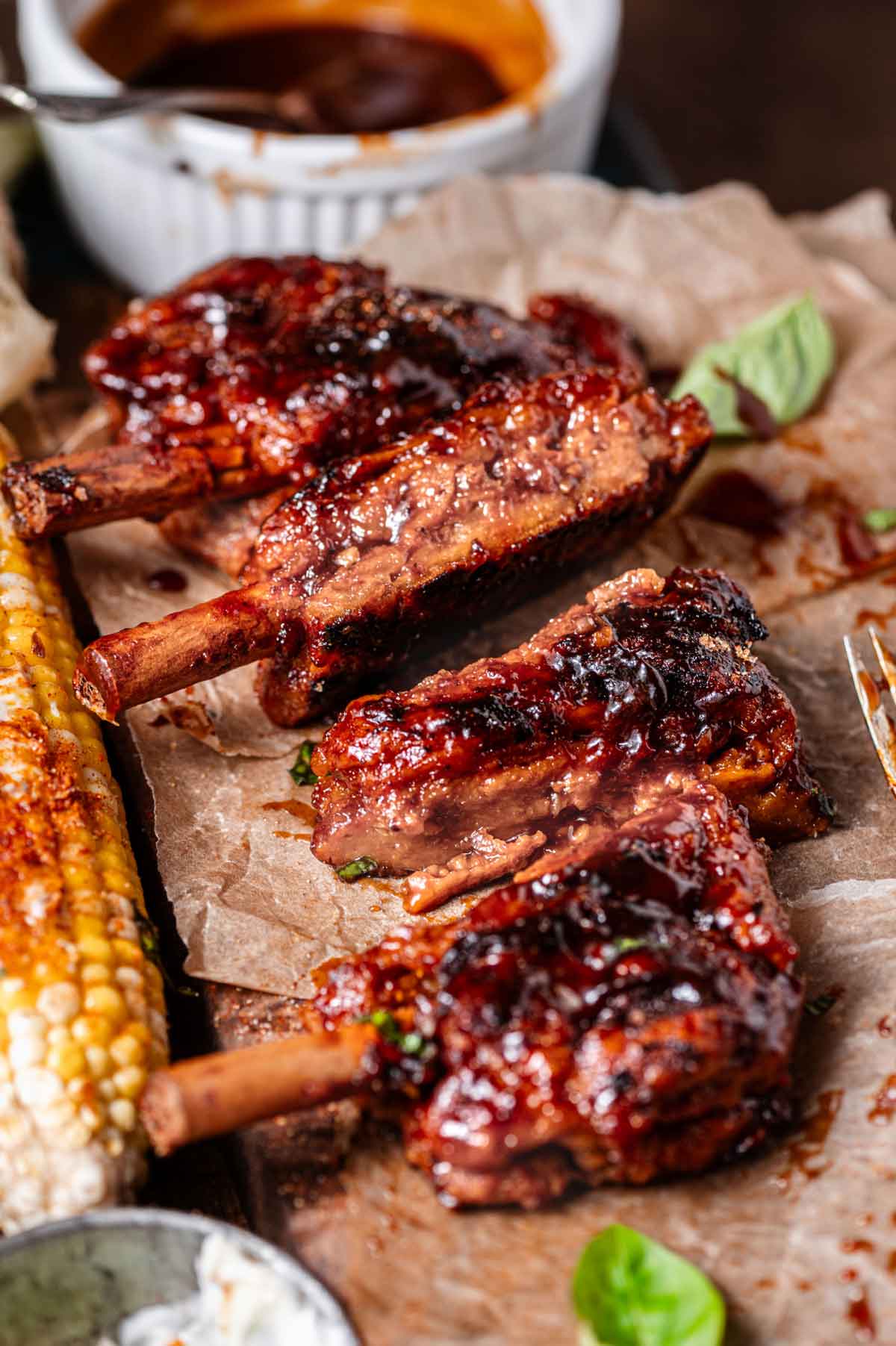 Sticky BBQ Vegan Ribs (Seitan Recipe)