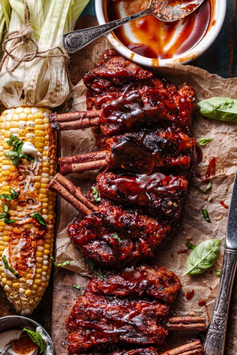 Sticky BBQ Vegan Ribs (Seitan Recipe)