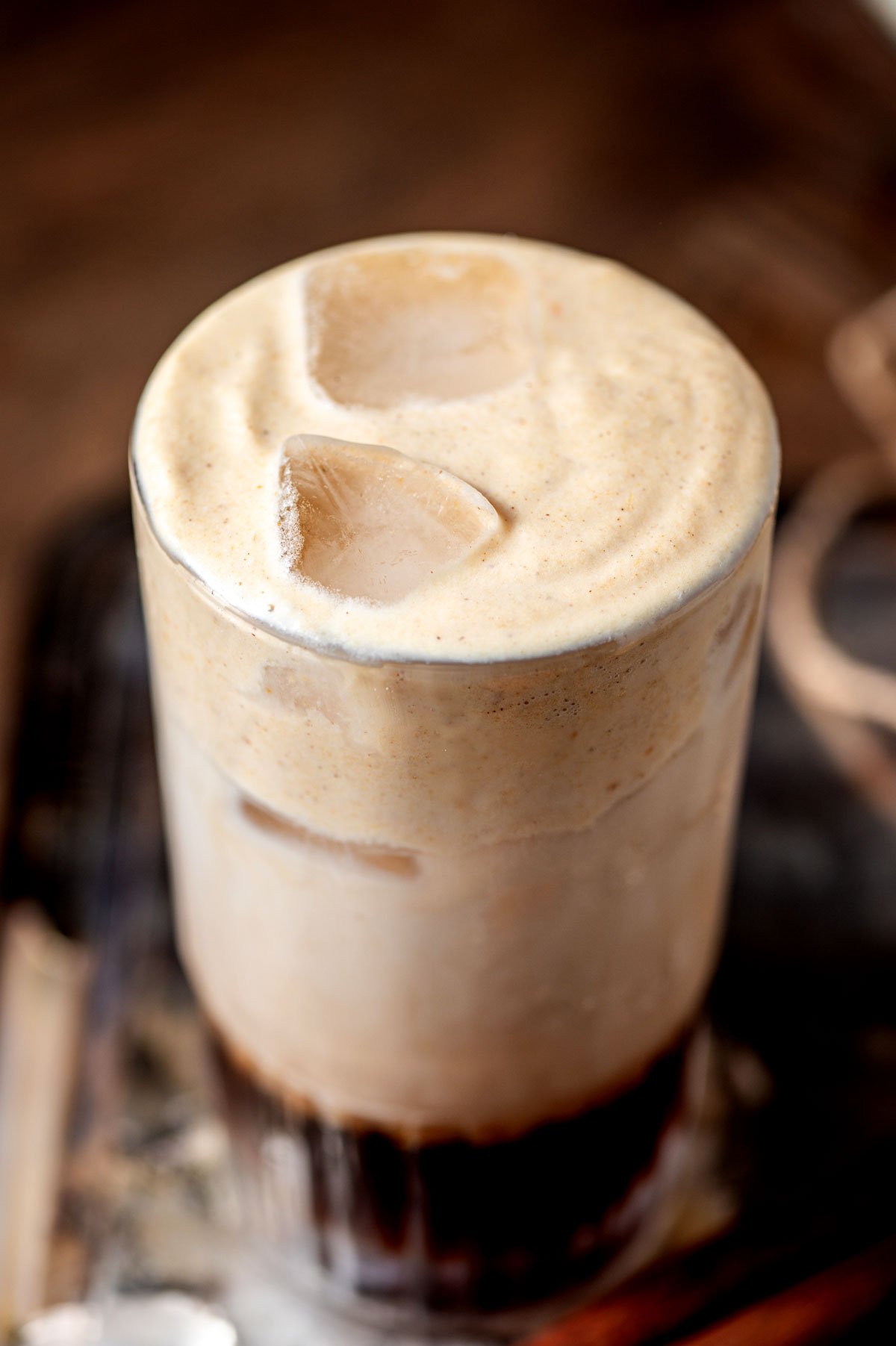 Iced Pumpkin Cream Chai Tea Latte {Starbucks Copycat}