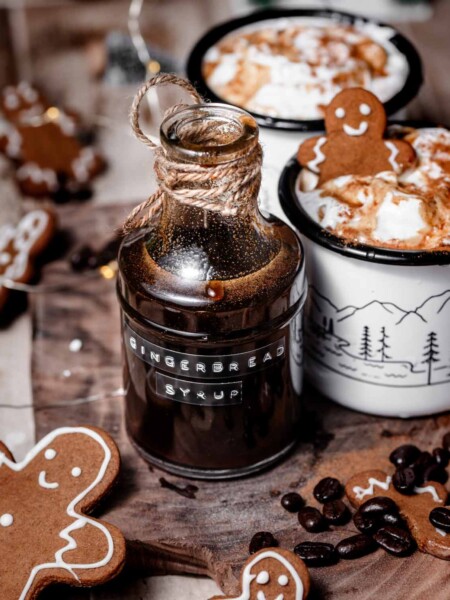 gingerbread simple syrup for coffee.