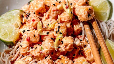 Crispy Vegan Bang Bang Tofu