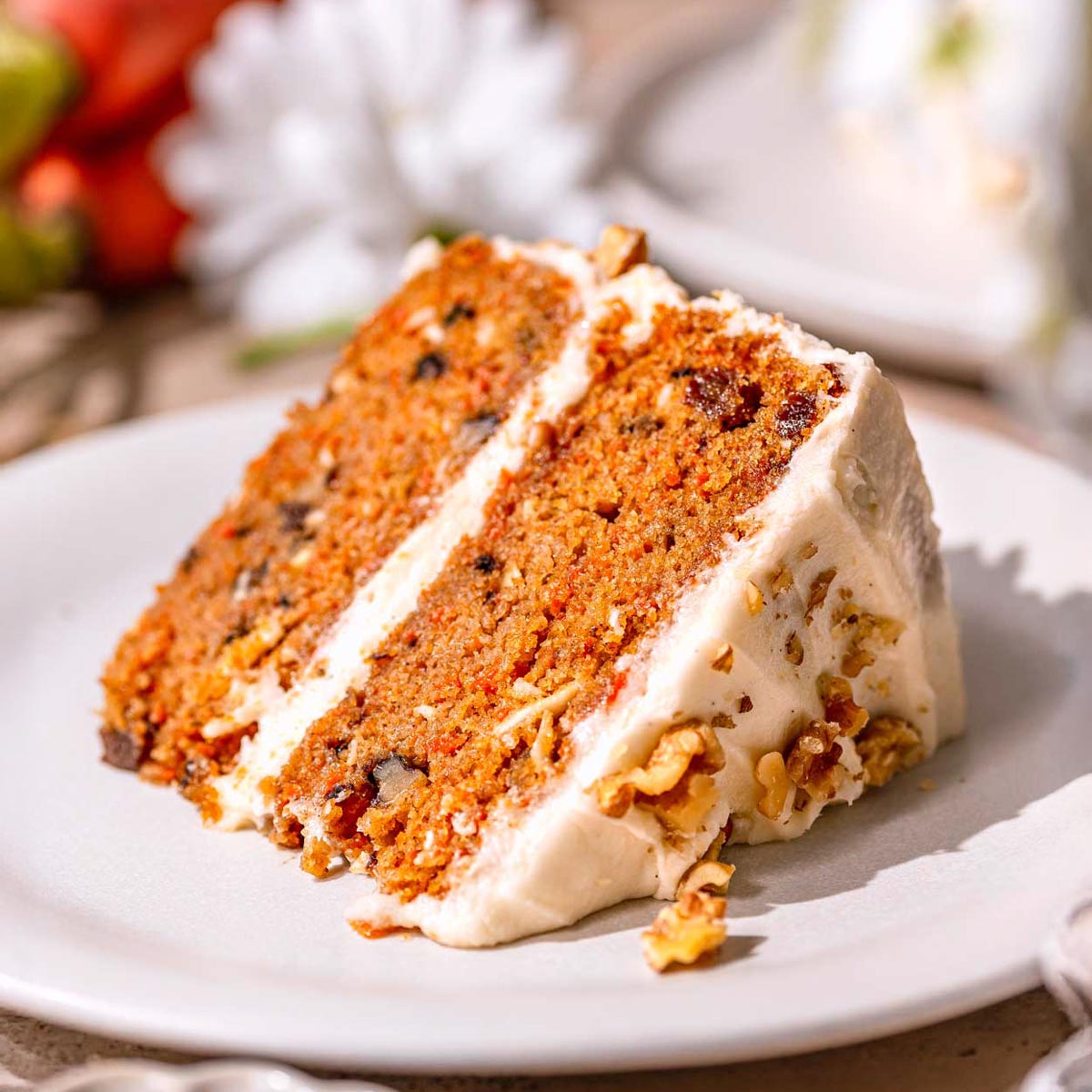 Easy Vegan Carrot Cake with Cream Cheese Frosting