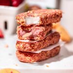 vegan strawberry shortcake ice cream bars.