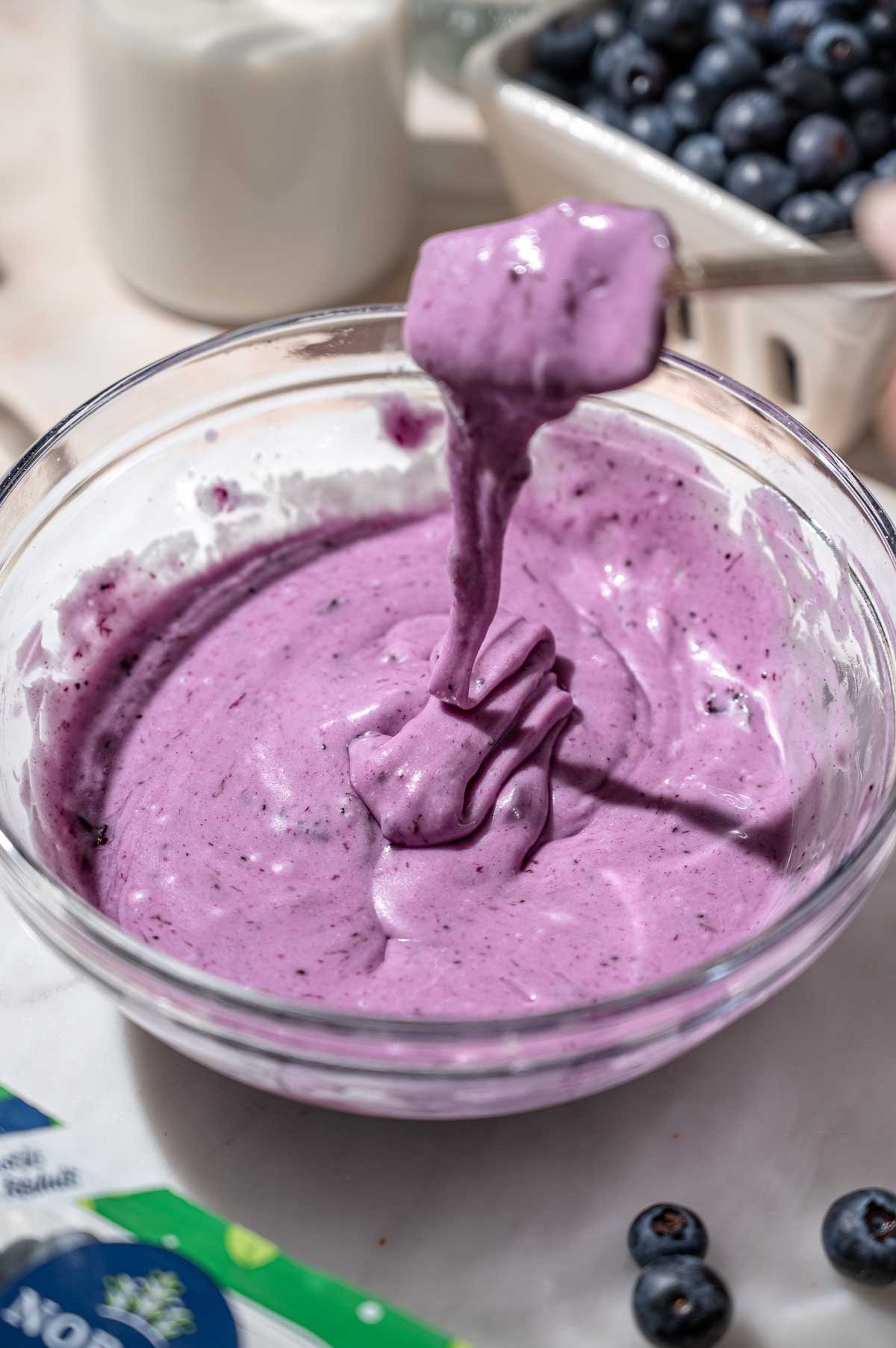 the blueberry glaze for donuts.