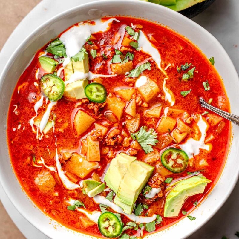 the best vegan potato chorizo stew.