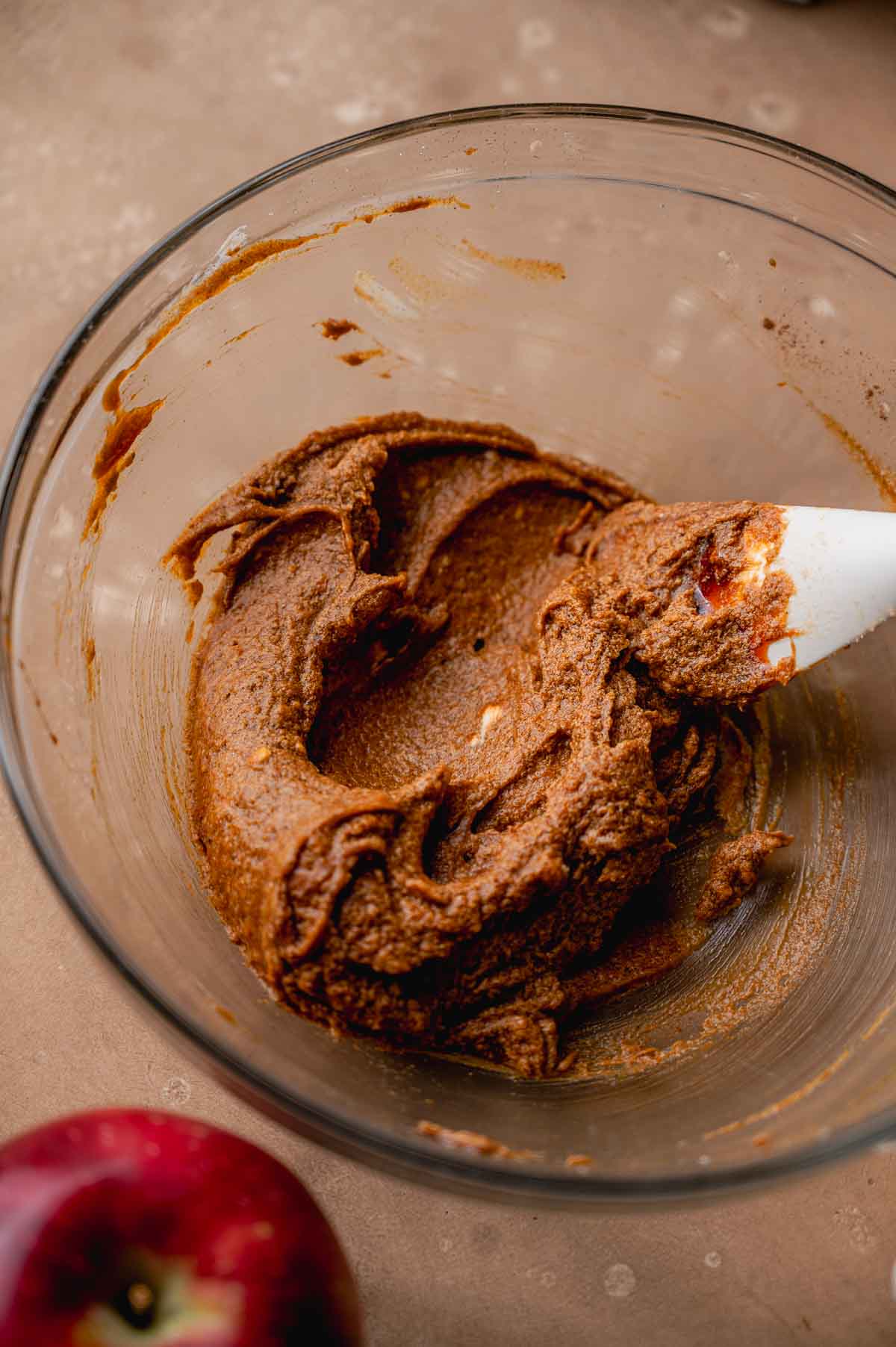 the softened butter, sugar and gingerbread spices.