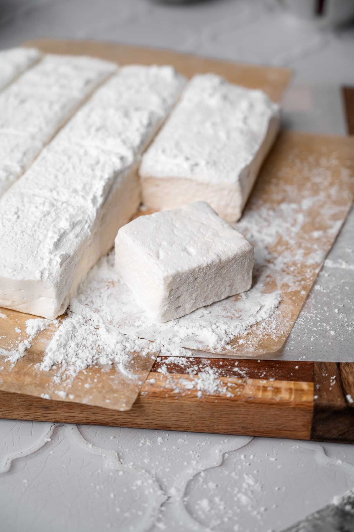 the cut vegan marshmallow.